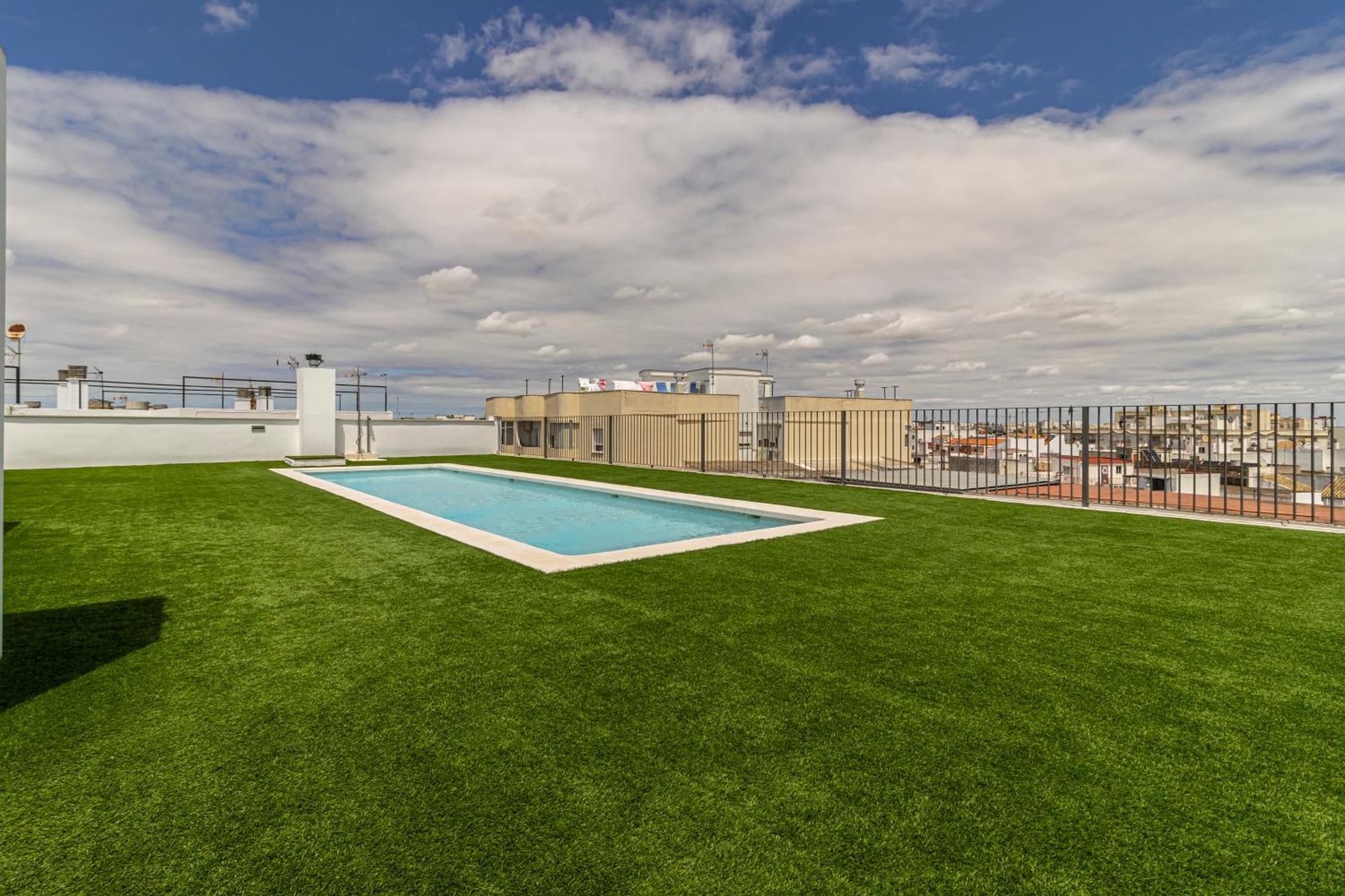 Allo Apartments San Clemente Centro 2 Habitaciones Parking Y Piscina Jerez de la Frontera Kültér fotó